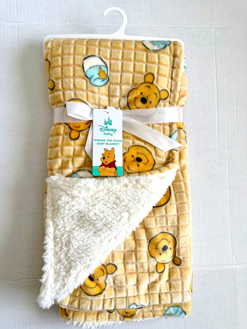 New Pooh Bear Collection Winnie The Pooh Thick Baby Blanket 30" x 40"